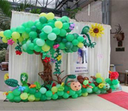 湖北武汉小气球编织造型拱门制作